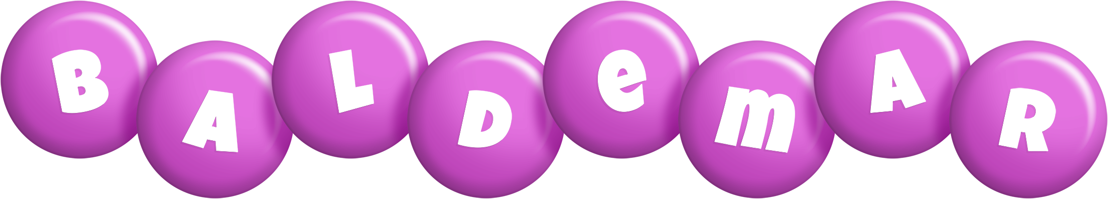Baldemar candy-purple logo
