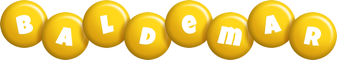 Baldemar candy-yellow logo