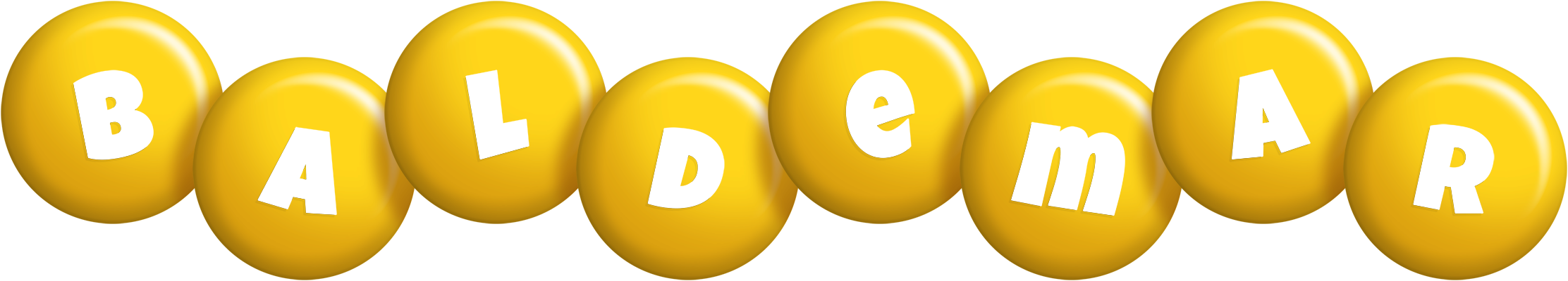 Baldemar candy-yellow logo