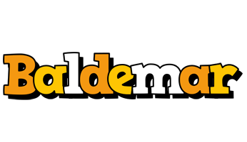 Baldemar cartoon logo