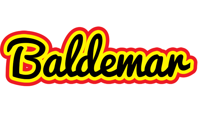Baldemar flaming logo