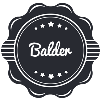 Balder badge logo