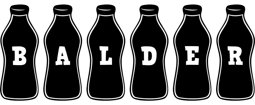 Balder bottle logo