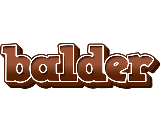 Balder brownie logo