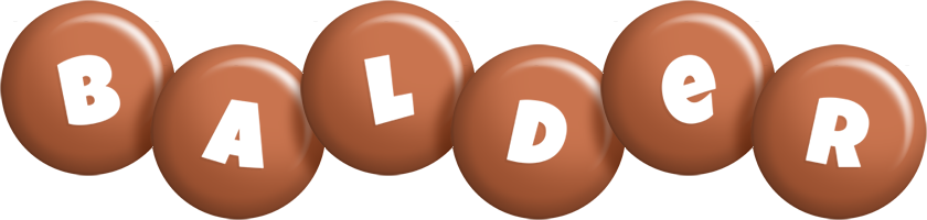 Balder candy-brown logo