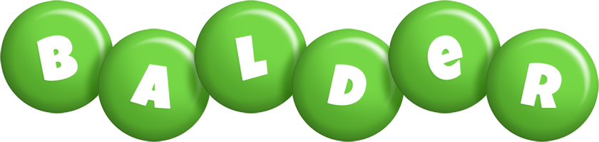 Balder candy-green logo