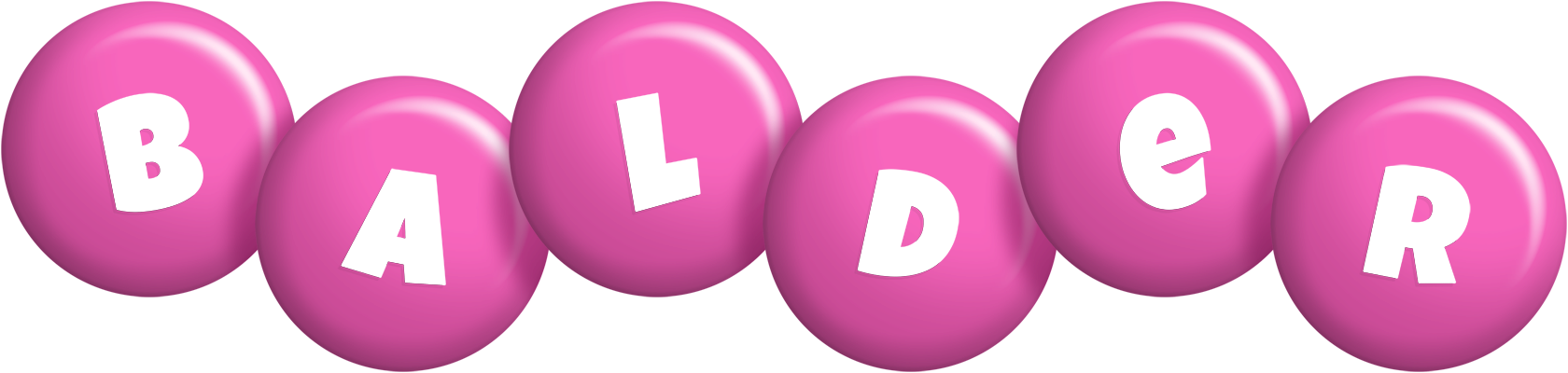 Balder candy-pink logo