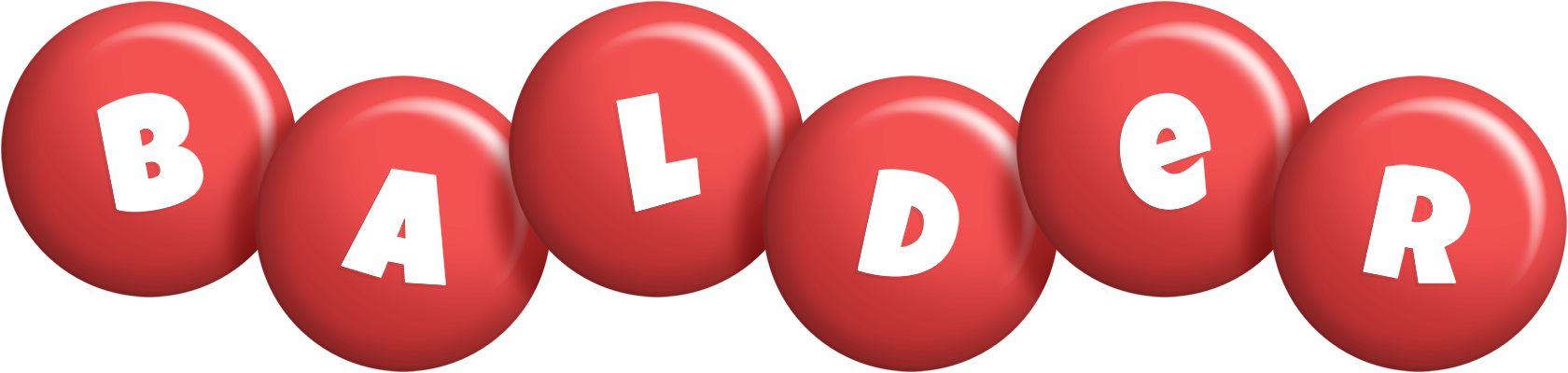 Balder candy-red logo