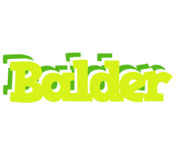 Balder citrus logo