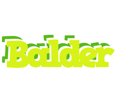 Balder citrus logo