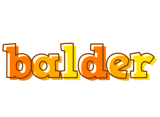 Balder desert logo