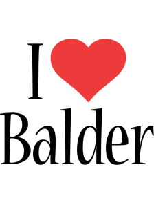 Balder i-love logo