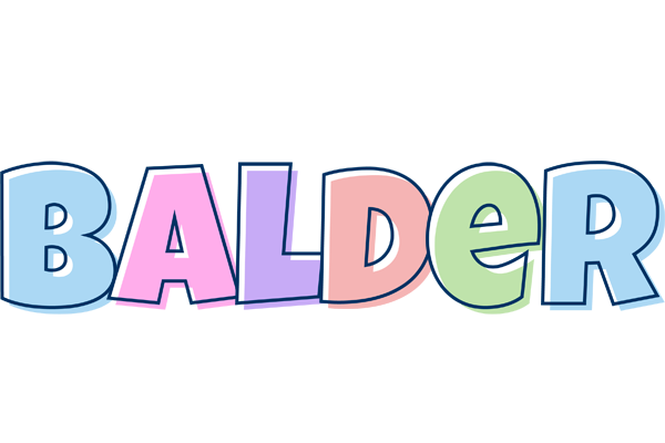 Balder pastel logo