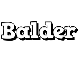 Balder snowing logo