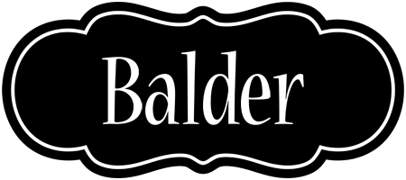 Balder welcome logo