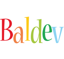 Baldev birthday logo