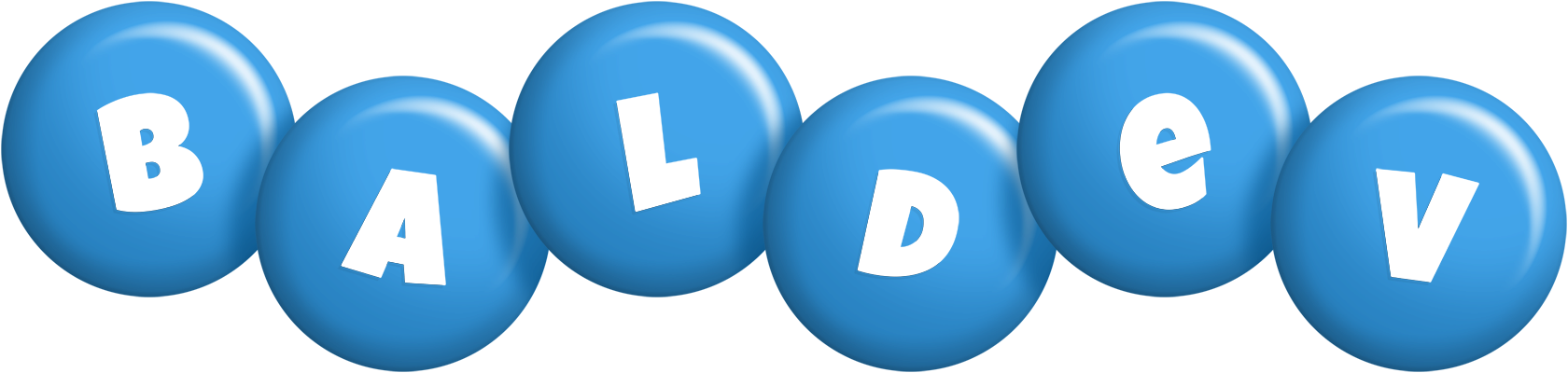 Baldev candy-blue logo