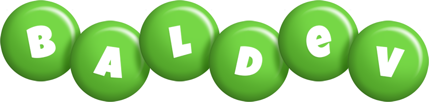 Baldev candy-green logo