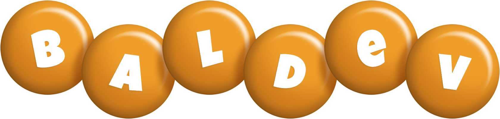 Baldev candy-orange logo