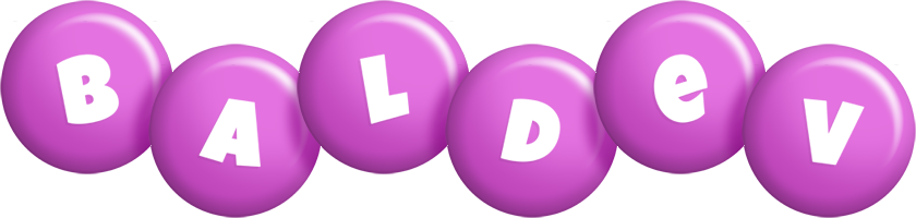 Baldev candy-purple logo