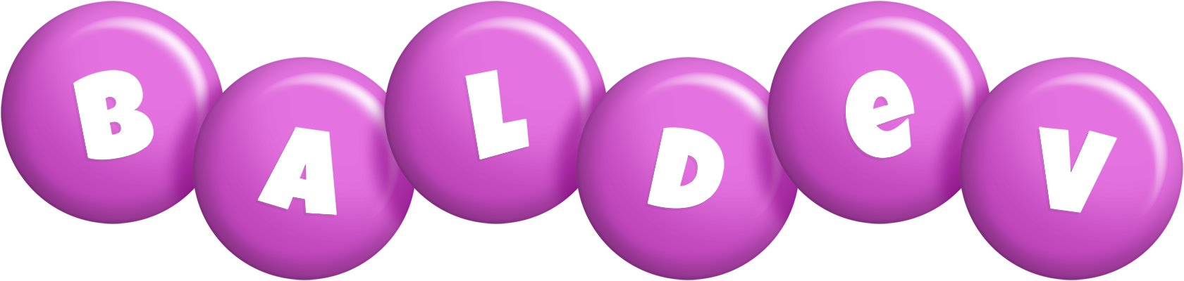 Baldev candy-purple logo