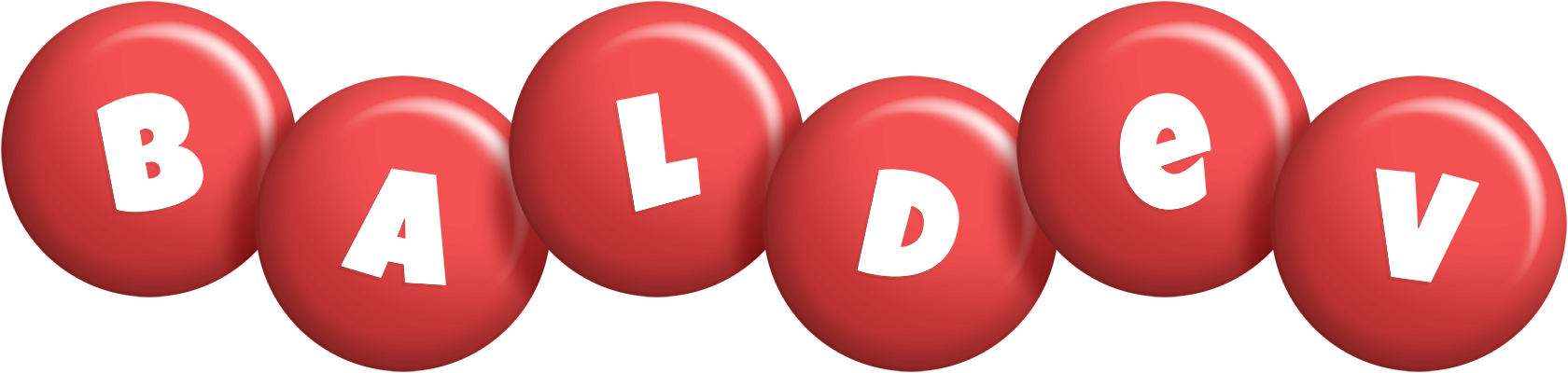 Baldev candy-red logo
