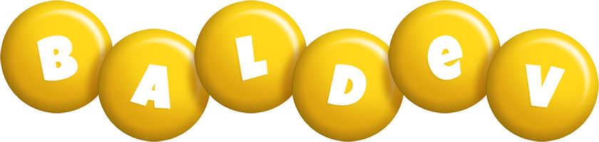 Baldev candy-yellow logo