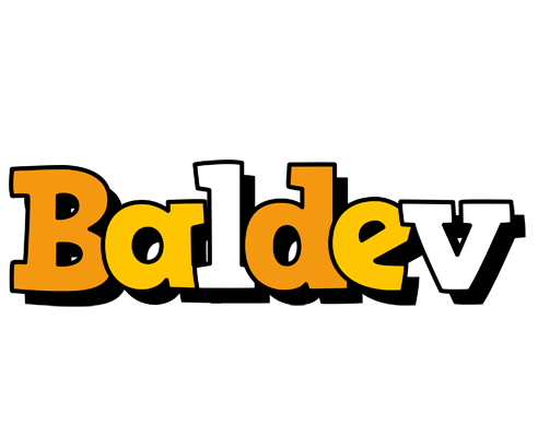 Baldev cartoon logo