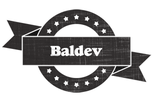 Baldev grunge logo