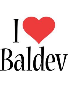 Baldev i-love logo