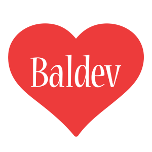 Baldev love logo