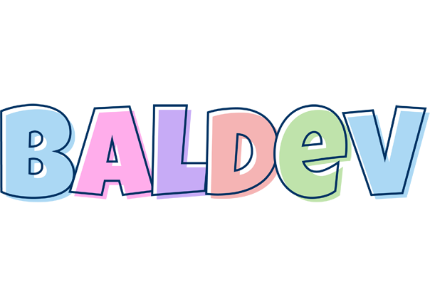 Baldev pastel logo