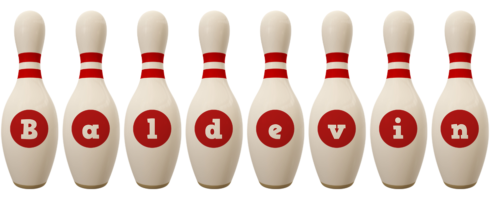 Baldevin bowling-pin logo