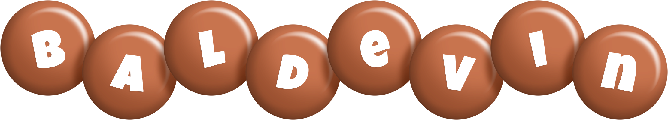Baldevin candy-brown logo