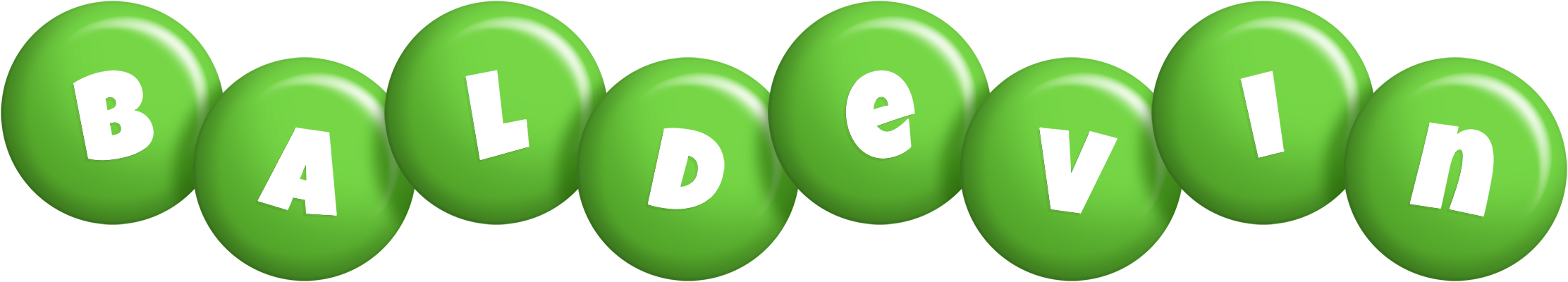Baldevin candy-green logo