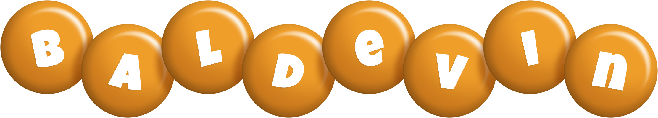 Baldevin candy-orange logo