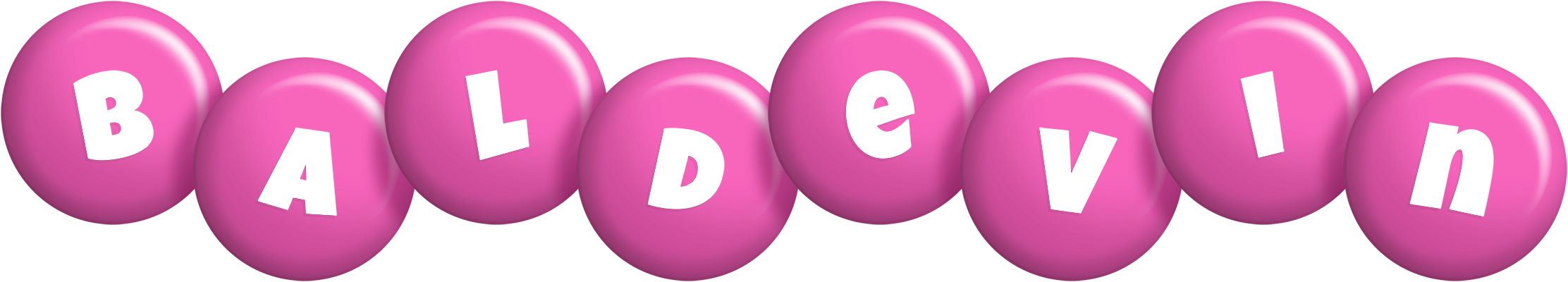 Baldevin candy-pink logo