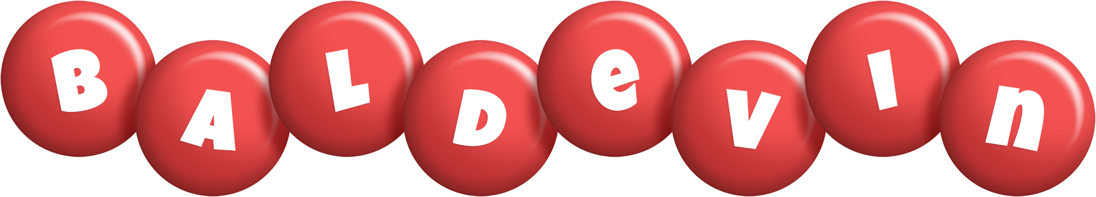 Baldevin candy-red logo