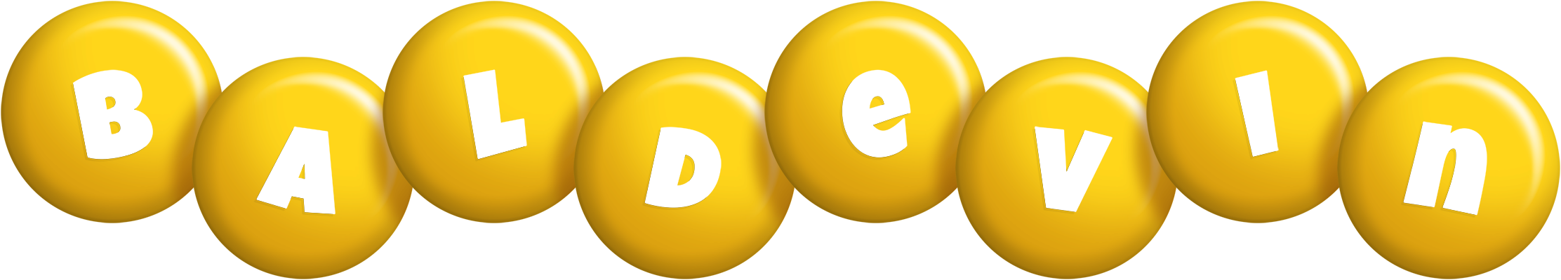 Baldevin candy-yellow logo