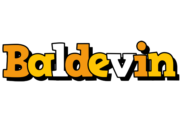 Baldevin cartoon logo