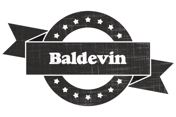 Baldevin grunge logo