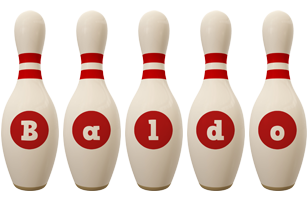 Baldo bowling-pin logo