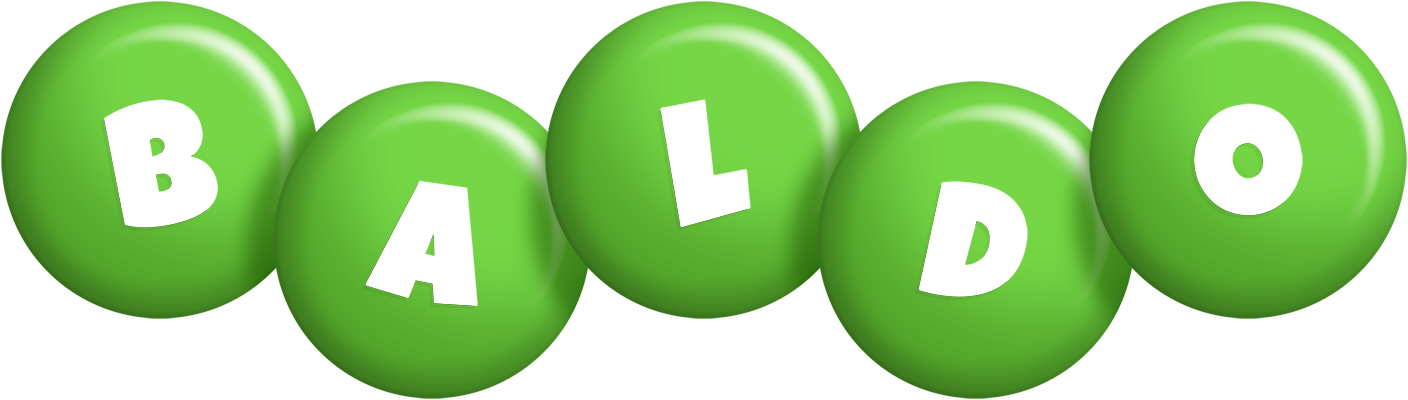 Baldo candy-green logo