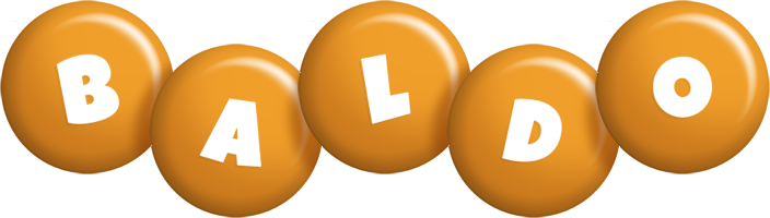 Baldo candy-orange logo
