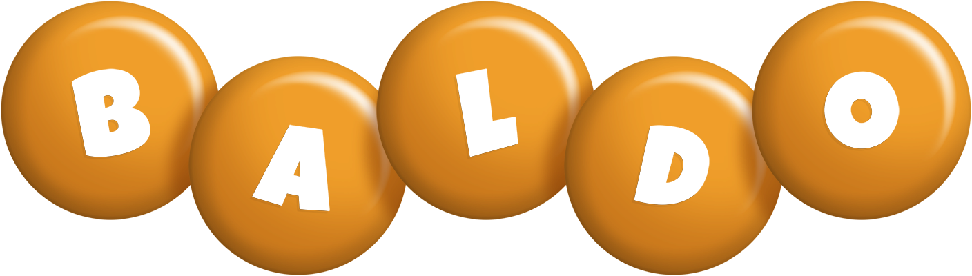 Baldo candy-orange logo