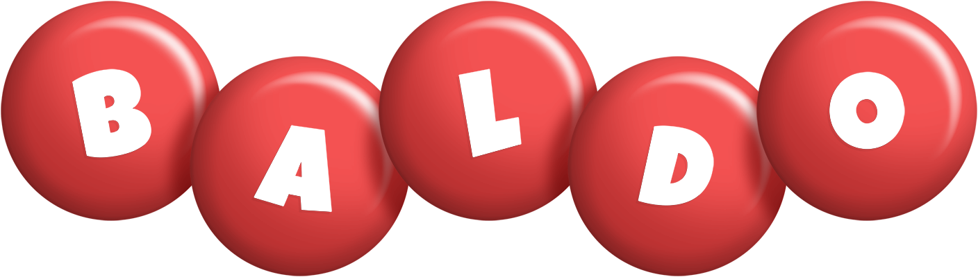 Baldo candy-red logo