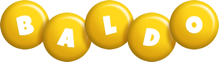 Baldo candy-yellow logo