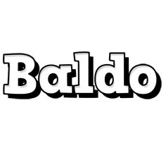 Baldo snowing logo