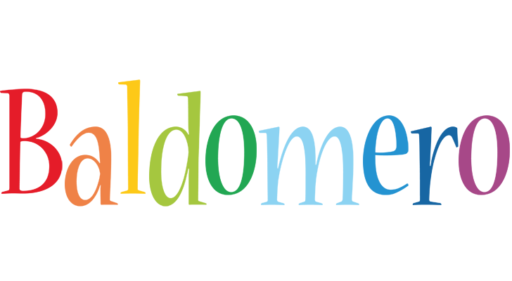 Baldomero birthday logo