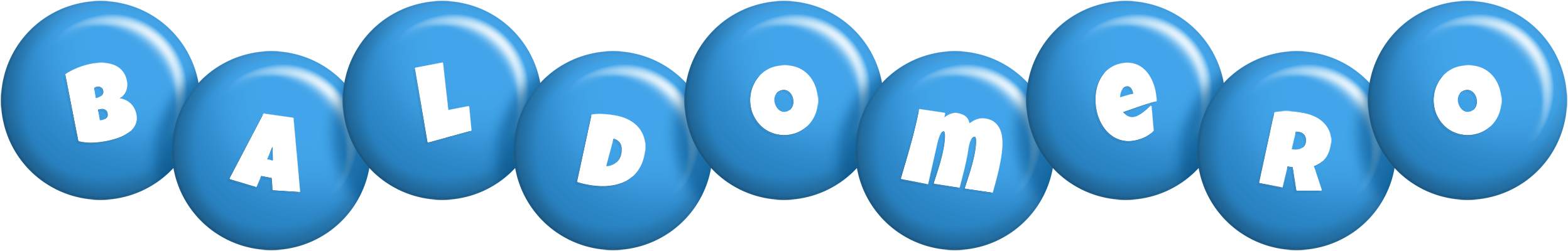 Baldomero candy-blue logo
